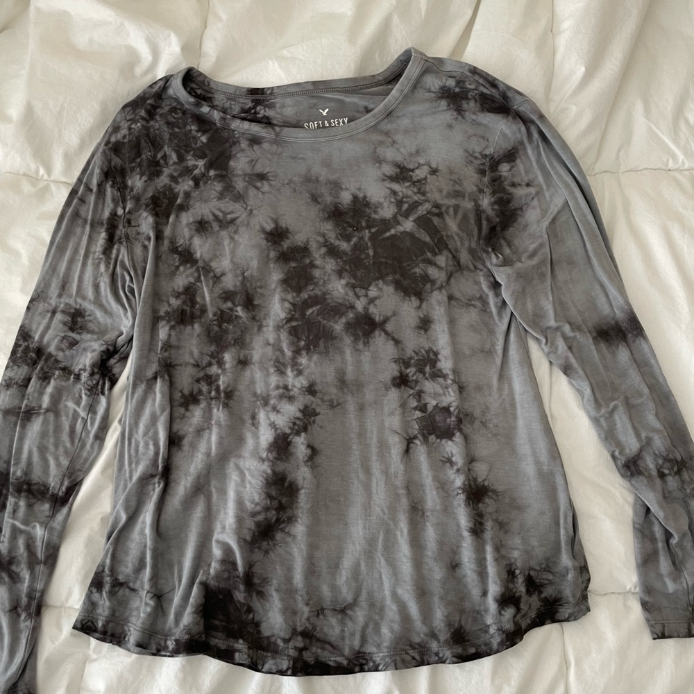 Tie dye thin lounge long sleeve